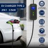 1 fázisú, állítható áramú (8 - 16 A) 3,5 kW, időzíthető Type 2 EV (elektromos autó)  töltő, 5 m. 52470