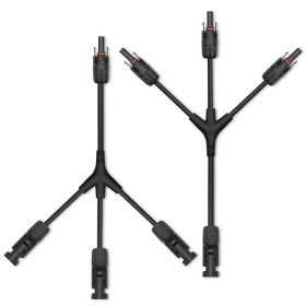 MC4 szolár Y elosztó csatlakozópár napelemhez. 52601 MC4 szolár Y elosztó csatlakozópár napelemhez. 52601