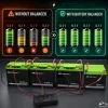 Feszültség kiegyenlítő 48 V-os akkumulátor telephez. LED. 4 x 12 V, 10 A, LiFePO4, AGM, GÉL. 51079
