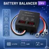 Feszültség kiegyenlítő 24 V-os akkumulátor telephez. LED. 2 x 12 V, 5 A, LiFePO4, AGM, GÉL. 51078
