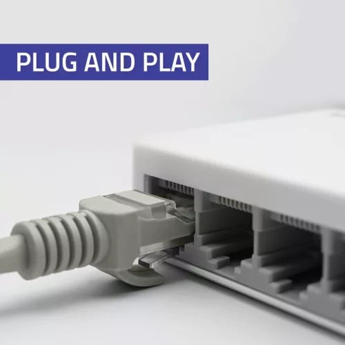 Switch 8 RJ45,  1000 Mb/s, gyors Ethernet. 52248