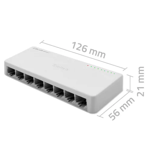 Switch 8 RJ45,  1000 Mb/s, gyors Ethernet. 52248