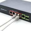 PoE Switch 4 x  RJ45 PoE,  1 x RJ45 Uplink, 1 x SFP,  65 W, 1000 Mb/s. 52296