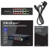 PoE Switch 8 x  RJ45 PoE,  2 x RJ45 Uplink, 1 x SFP,  120 W, 1000 Mb/s. 52297