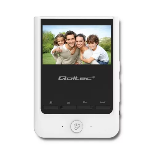 Színes, multifunkciós videó kaputelefon 4,3 coll (szett). Qoltec 51780