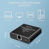 Mini Switch 1 + 3 RJ45,  1000 Mb/s , USB-C , Alumínium. 52294