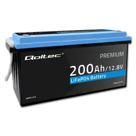   LiFePO4 lítium-vas-foszfát akkumulátor. 12,8V. 200Ah. 2560 Wh. BMS. 53707