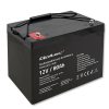 Zárt savas akkumulátor AGM 12 V 80 Ah. 53075. Qoltec