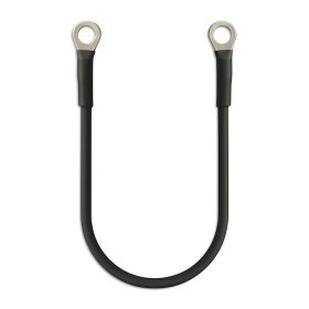 Akkumulátor kábel, 10 AWG, fekete, 20 cm. 50988