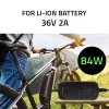 Gyors töltő elektromos kerékpárhoz és rollerhez 36 V / 42 V,  2 A | 5.5*2.1  + tápkábel. 50332