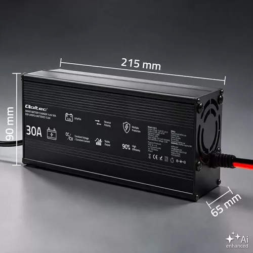Speciális akkumulátor töltő LiFePO4 akkumulátorokhoz, 12 V, 30 A. 52672