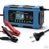 Mikroprocesszoros akkumulátor töltő, regeneráló funkcióval, LCD kijelzővel, LiFePO4, AGM, GEL, EFB, SLA akkumulátorokhoz, 12 V, 10 A. 52668