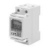 Sínre szerelhető 1 fázisú digitális elektromos fogyasztásmérő. 50899