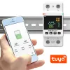 Egyfázisú elektronikus wattmérő (energiafogyasztás mérő). Távvezérlő . Mérési előzmények. Wi-Fi, TUYA , Smart Life. 50981