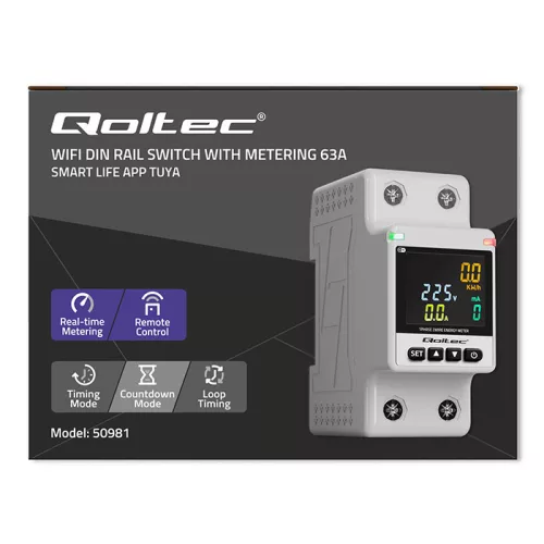 Egyfázisú elektronikus wattmérő (energiafogyasztás mérő). Távvezérlő . Mérési előzmények. Wi-Fi, TUYA , Smart Life. 50981