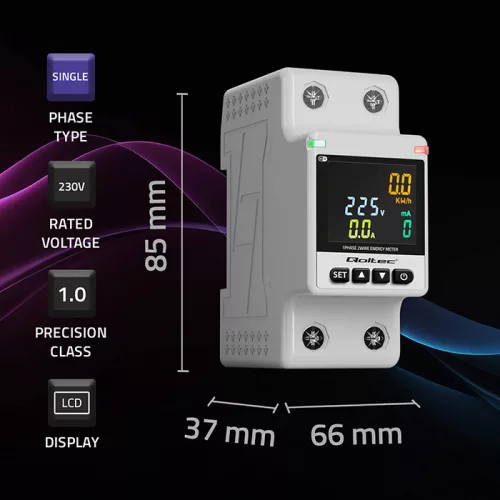 Egyfázisú elektronikus wattmérő (energiafogyasztás mérő). Távvezérlő . Mérési előzmények. Wi-Fi, TUYA , Smart Life. 50981