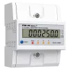 Sínre szerelhető, nullázható 3 fázisú, digitális elektromos fogyasztásmérő. 50980