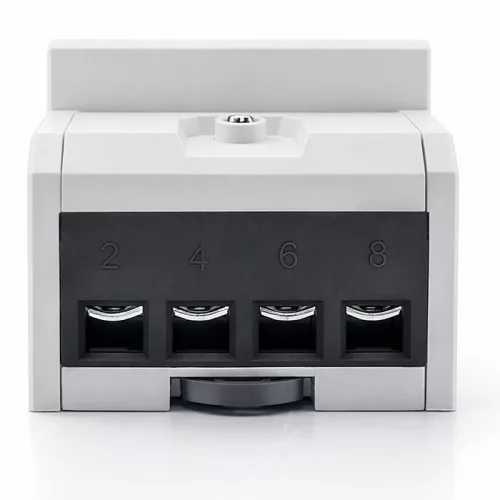 Sínre szerelhető, nullázható 3 fázisú, digitális elektromos fogyasztásmérő. 50980