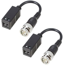 UTP-BNC videojel illesztő (balun) egyenes lengőkábellel. TTP111HDL   UTP-BNC videojel illesztő (balun) egyenes lengőkábellel. TTP111HDL