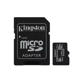   Kingston CANVAS Select Plus micro SD kártya, 100 MB/s, Full HD video, Class 10, 32 GB, SD adapterrel. SDCS2/32GB