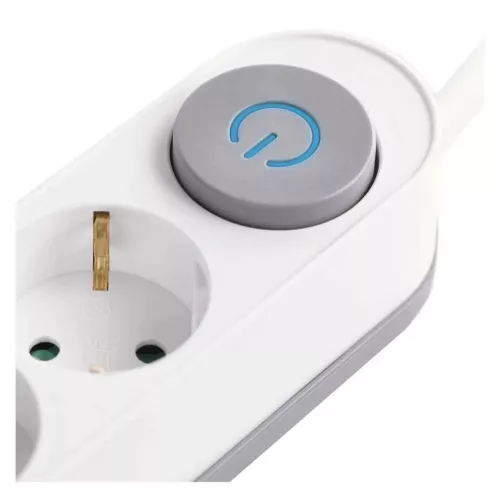 3-as kapcsolós elosztó 2 m; 3 x 1,5 kábellel. + 1 x USB A + 1 x USB C. P1322PD