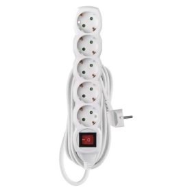   5-ös kapcsolós elosztó 5 m; 3 x 1,5 kábellel. EMOS P1525R