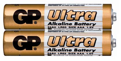 LR03/AAA ultra alkáli mikroceruza elem GP 24A-UBC. B1910
