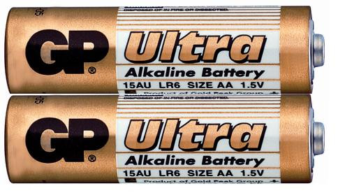 LR6/AA ultra alkáli ceruza elem GP 15A-UBC. 2 db. B17212