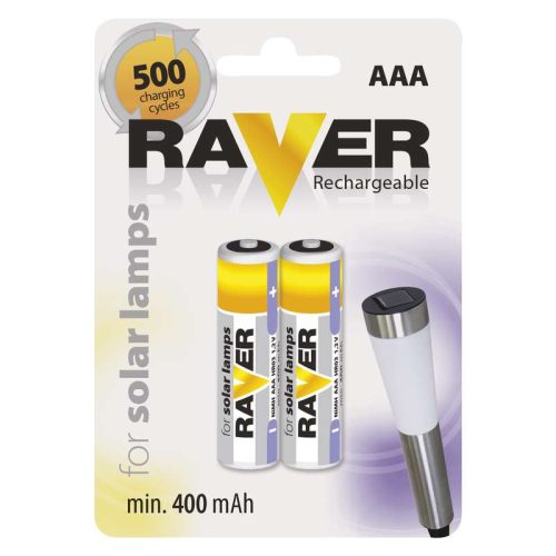 NiMH akkumulátor AAA 400 mAh  Raver. B7414