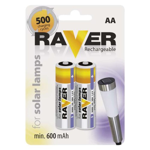 NiMH akkumulátor AA 600 mAh  Raver. B7426