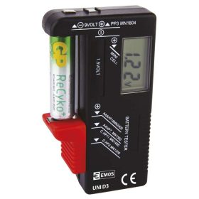 Elemméretű akkumulátor- és elemteszter LCD kijelzővel. N0322   Elemméretű akkumulátor- és elemteszter LCD kijelzővel. N0322