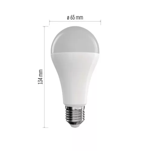 LED izzó GoSmart A65 / E27 / 14 W (94 W) / 1 400 lm / RGB / dimmelhető / Zigbee ZQZ516R