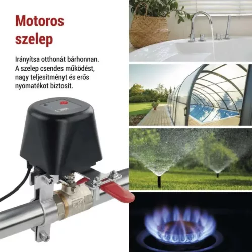 GoSmart Motoros víz/gáz szelepzár ZigBee. P5640S 