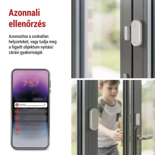 GoSmart vezeték nélküli nyitásérzékelő IP-2011Z, ZigBee.  H5025