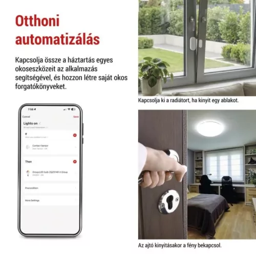GoSmart vezeték nélküli nyitásérzékelő IP-2011Z, ZigBee.  H5025