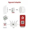 GoSmart kapcsolómodul IP-2104SZ, ZigBee, 2 csatornás (nem igényel N vezetéket).  H5104