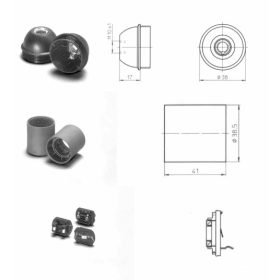 Foglalat E27 sima betétes