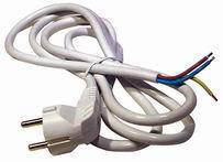 MT 3 x 1 H05 3 m flexó kábel fehér. S14313