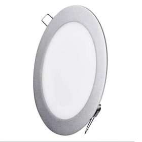   LEDes beépíthető lámpa, 12 W kör. LED panel. Nappali fehér. ZD1232 ezüst EMOS