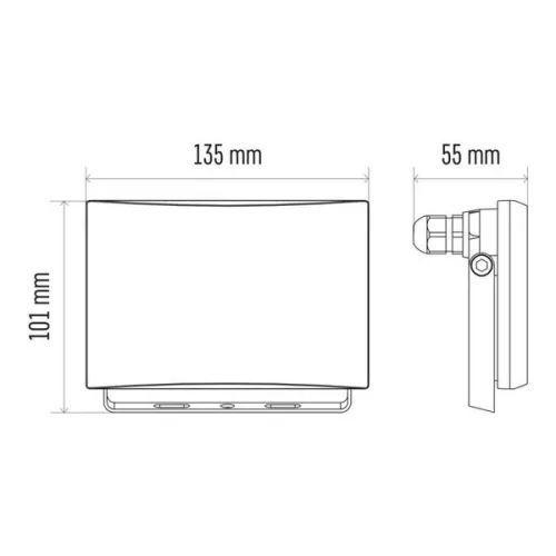 20 W-os, LED reflektor, természetes fehér. ZS2521