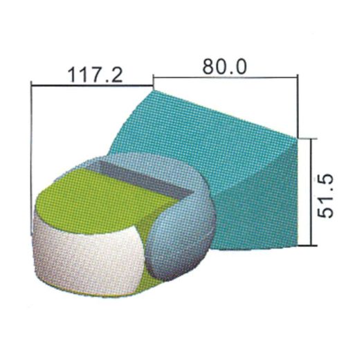 Kültéri mozgásérzékelő. G1240 fehér