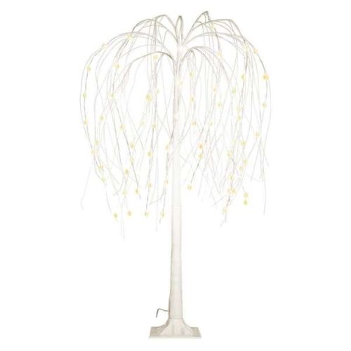 LED-es fűzfa dekoráció, 120 cm magas 72 LED, meleg fehér. DCTW13