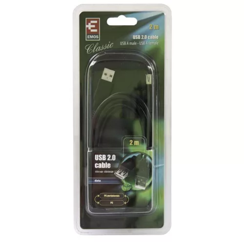USB A-A hosszabbító kábel 2 m. SB7102, SB7002