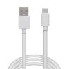 USB Type-C kábel, 1 m, fehér. 55550WH-1