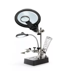   Nyáktartós nagyító (paneltartós nagyító) 2,5 x, 7,5 x, 10 x, + pákatartó. 10103