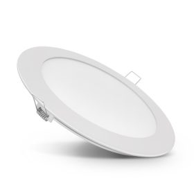   LEDes beépíthető lámpa, 18 W kör. LED panel. Közép fehér. 42008D fehér