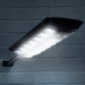   Szolár fali reflektor - 520 SMD LED - 3000 lm - 20W - 4500 mAh - IP65. 55291B