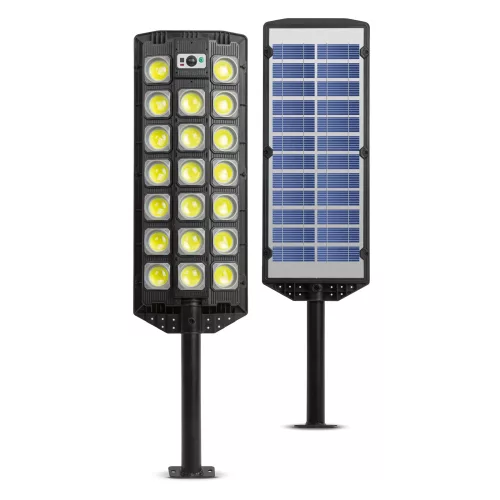 Szolár fali reflektor - 520 SMD LED - 3000 lm - 20W - 4500 mAh - IP65. 55291B