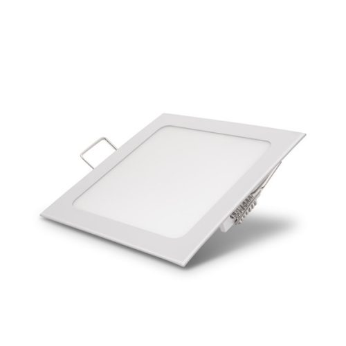 LEDes beépíthető lámpa, 12 W négyzetes. LED panel. Közép fehér. 42005D fehér