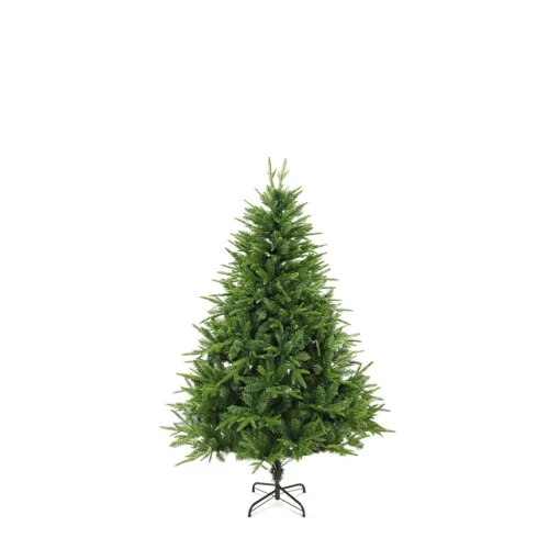 Műfenyő 120 cm zöld lucfenyő, 3D levelekkel, talppal. 56480A